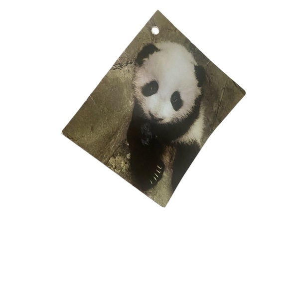 80s panda Washington DC National Zoo Cotton Wine tote Lot 1980s 11 Pieces Vtg - Picture 9 of 11